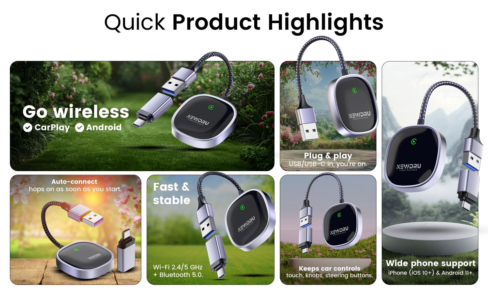 Product Highlights Showcase
