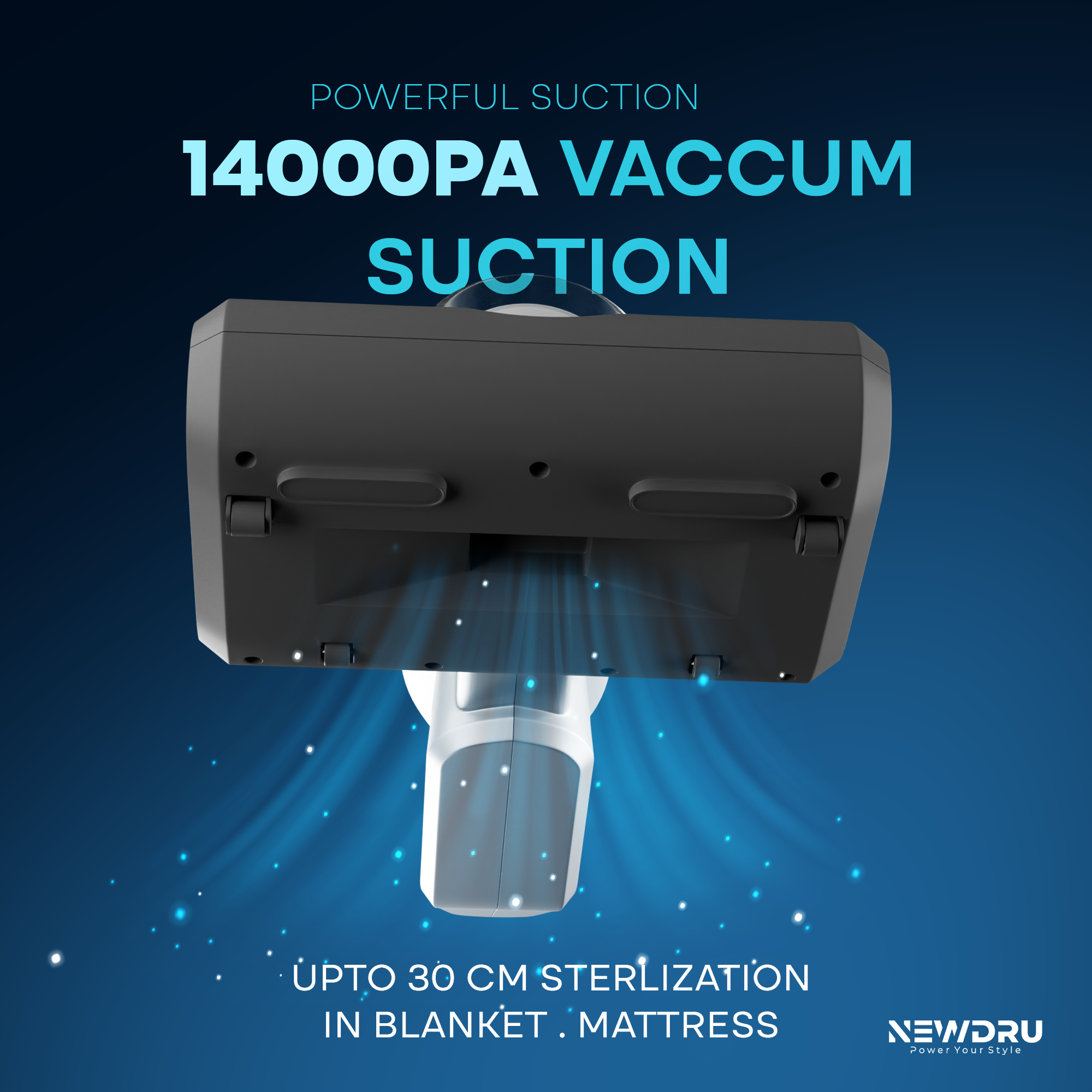 NEWDRU™ UV-Powered Anti-Allergen Portable Vacuum Cleaner - Image 2