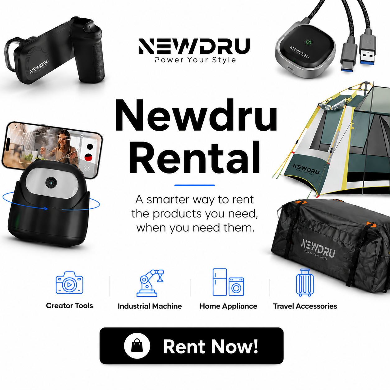 Newdru Rental Banner - Mobile